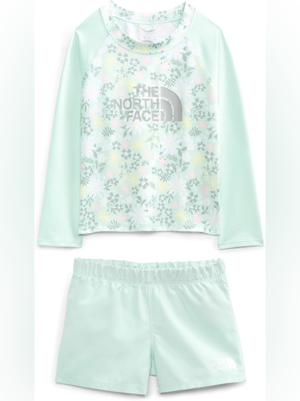 TODDLERS' THE NORTH FACE | LONG SLEEVE FLOWER GARDEN SUN SET | JADE 3T